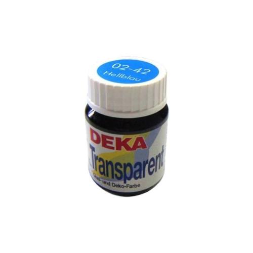 Deka Transparent Cam Boyası 25ml Hellblau 42