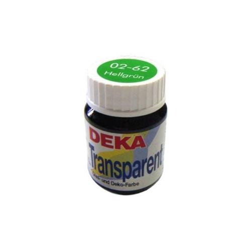 Deka Transparent Cam Boyası 25ml Hellgrün 62