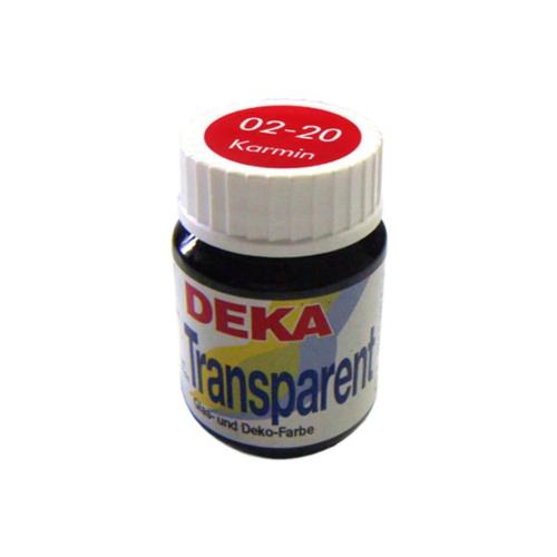 Deka Transparent Cam Boyası 25ml Karmin 20