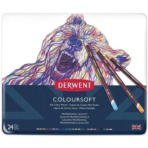 DERWENT COLOURSOFT 24'LÜ TENEKE KUTU