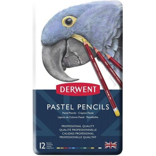 DERWENT PASTEL PENCIL 12'Lİ TENEKE KUTU