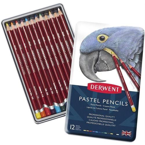 DERWENT PASTEL PENCIL 12'Lİ TENEKE KUTU