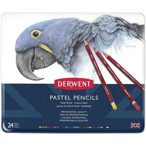 DERWENT PASTEL PENCIL 24'LÜ TENEKE KUTU