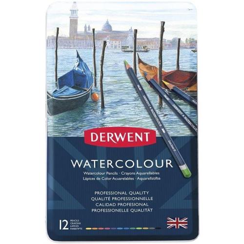 DERWENT WATERCOLOUR 12'Lİ TENEKE KUTU