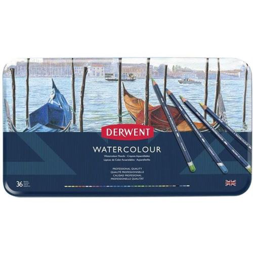 DERWENT WATERCOLOUR 36'LI TENEKE KUTU