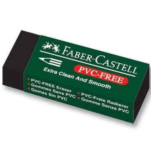 Faber-Castell 7089/20 Siyah Silgi, Pvc-Free, 20'li