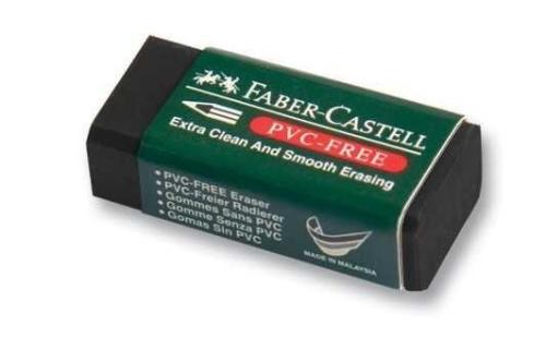 Faber-Castell 7089/30 Siyah Silgi, Pvc-Free, 30'lu