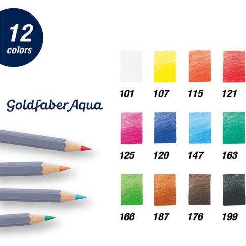 Faber-Castell Goldfaber Aqua Boya Kalemi 12Li