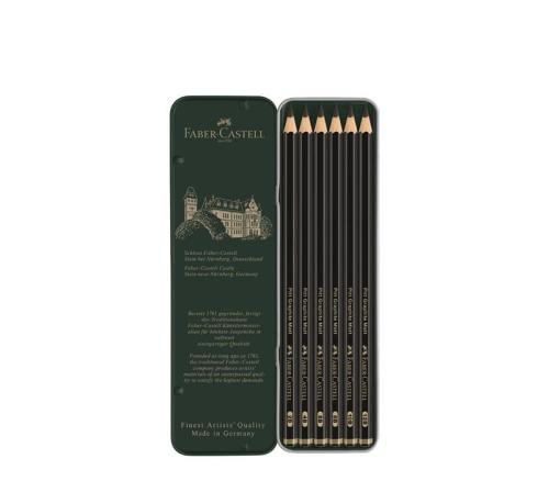 Faber-Castell Pitt Graphite Matt Dereceli Kalem 6'lı Set