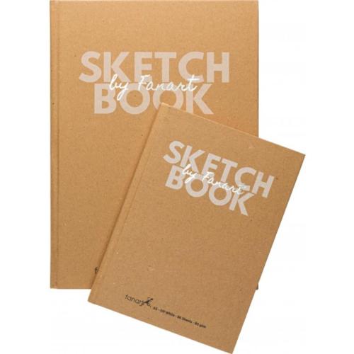 Fanart Academy Sketch Book A4 Kraft 80gr Sert Kapaklı 96yp