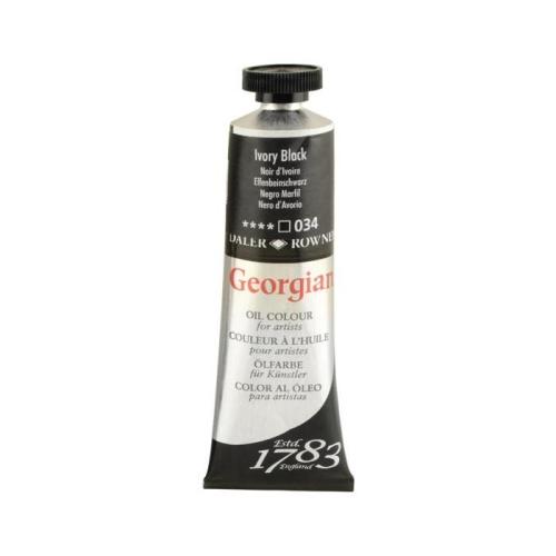 Georgian Yağlı Boya 38ml Ivory Black 034