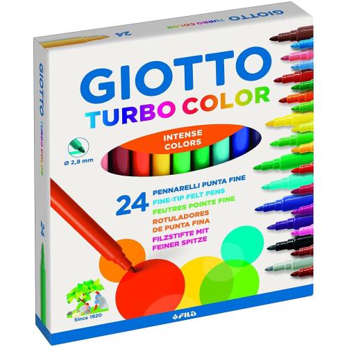 Giotto Turbo Color 24lü Keçeli Kalem