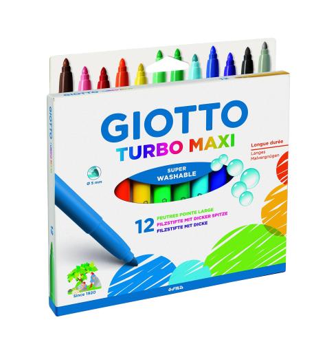 Giotto Turbo Maxi 12li Keçeli Kalem