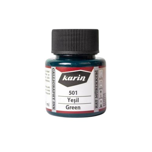 Karin Hat Mürekkebi 501 Yeşil 45 ml