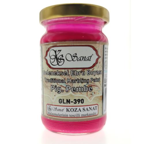 Koza Sanat Ebru Boyası pig. Pembe 105cc