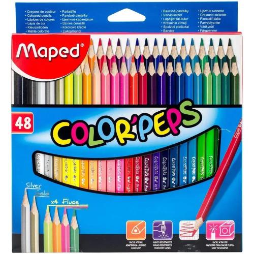 MAPED COLOR'PEPS Kuru Boya 48'li Kutu