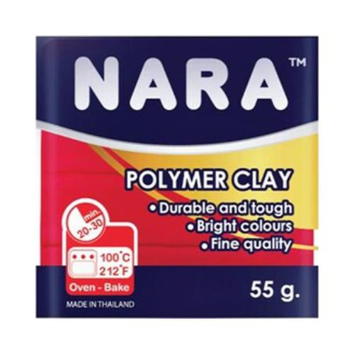 NARA POLYMER CLAY 55gr.CRIMSON