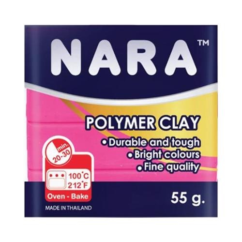 NARA POLYMER CLAY 55gr.HOT PINK