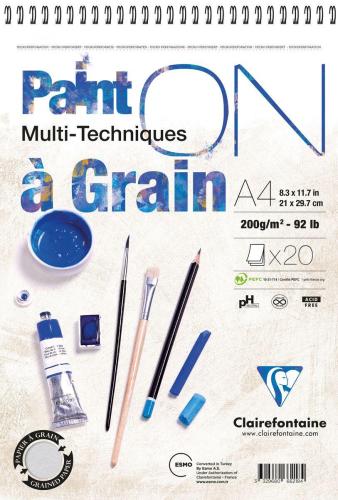 PAINT-ON A GRAIN A4 ÇİZİM BLOK 200 GR 20 YAPRAK ÜS