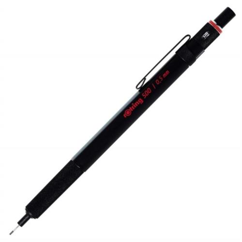 Rotring 500 Mekanik Kurşun Kalem, Siyah 0.5 mm