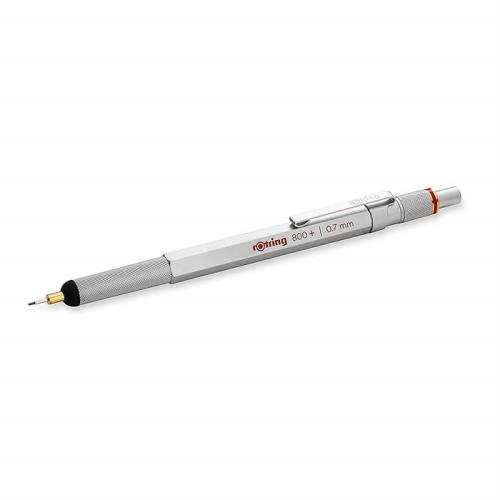 Rotring 800+ İki Fonksiyonlu kalem, Krom 0.7 mm