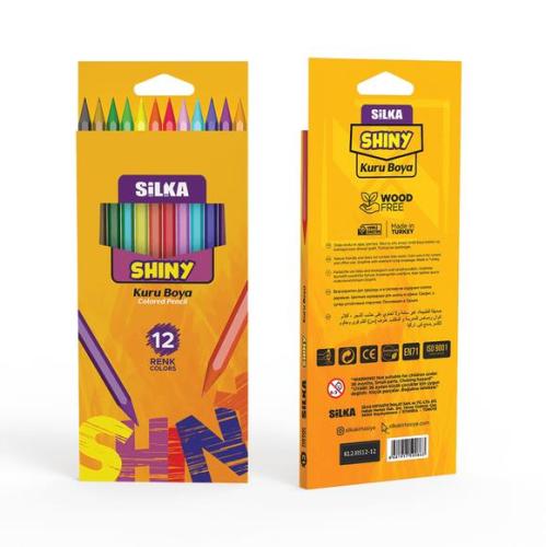 Silka SHINY TAM BOY 12'Lİ KURU BOYA