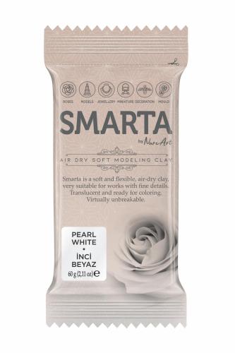 SMARTA HAVAYLA KURUYAN MODELLEME HAMURU METALİK BEYAZ İNCİ (60 GR * 6 