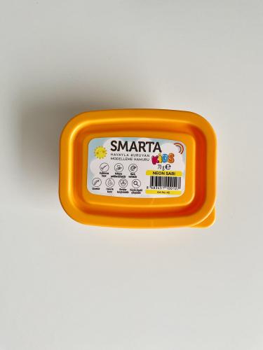 SMARTA KIDS HAVAYLA KURUYAN MODELLEME HAMURU NEON SARI 70 GR * 1 * 1)