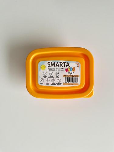 SMARTA KIDS HAVAYLA KURUYAN MODELLEME HAMURU NEON TURUNCU 70 GR * 1 * 