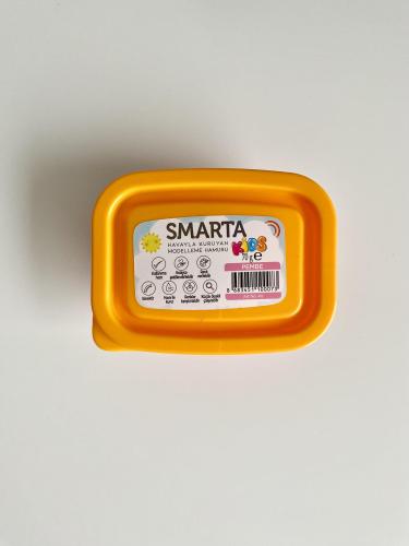 SMARTA KIDS HAVAYLA KURUYAN MODELLEME HAMURU PEMBE 70 GR * 1 * 1)