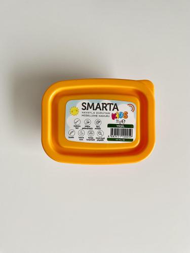 SMARTA KIDS HAVAYLA KURUYAN MODELLEME HAMURU YEŞİL 70 GR * 1 * 1)