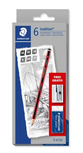 Staedtler Tradition Kurşun Kalem 6lı set