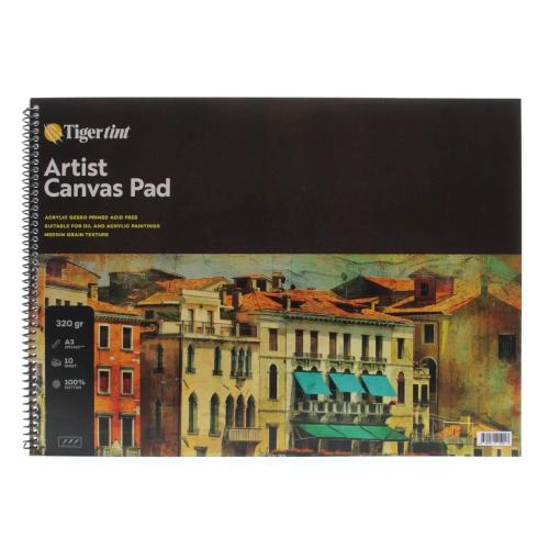 Tigertint Canvas Pad A3 10yp