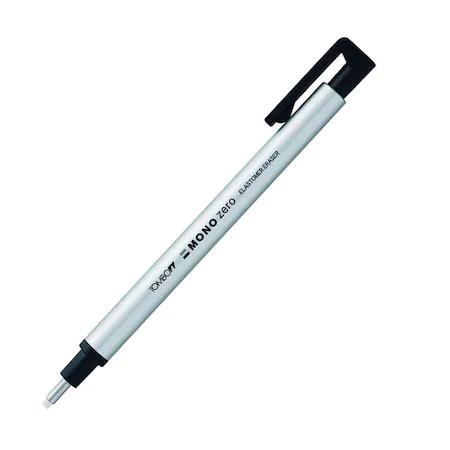 Tombow MONO Zero Kalem Silgi Yuvarlak Uç Gümüş 2,3*5mm