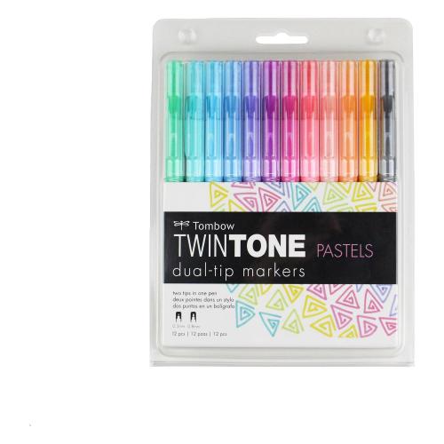 TOMBOW TWINTONE PASTELS MARKERS