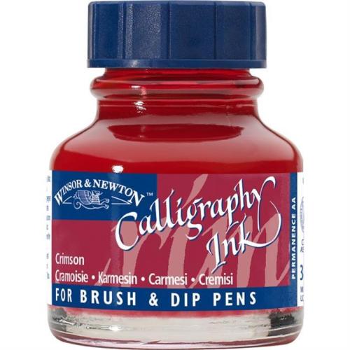 Winsor Newton Caligrafy Ink 30cc Crimson