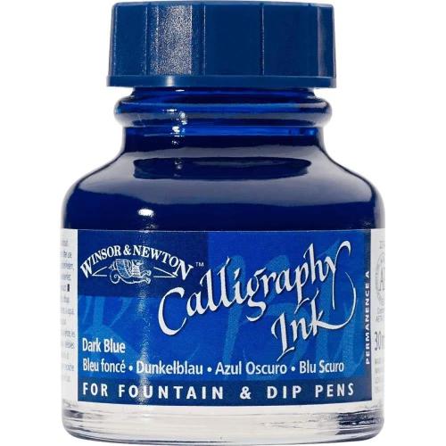 Winsor Newton Caligrafy Ink 30cc Dark Blue