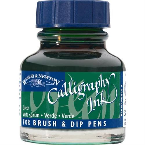 Winsor Newton Caligrafy Ink 30cc Green