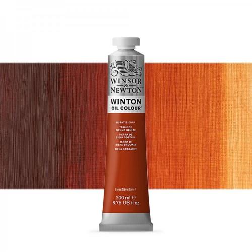 Winsor & Newton Winton Yağlı Boya 200ml Burnt Sienna 074 (2)