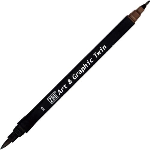 ZIG ART&GRAPHIC TWIN TUT-80 076 DARK BROWN